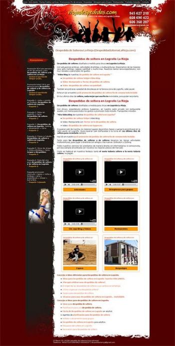 Diseño y programación de Blogs: Despedidas de Solteros