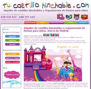 Diseño y programación de Blogs: Tu Castillo Hinchable